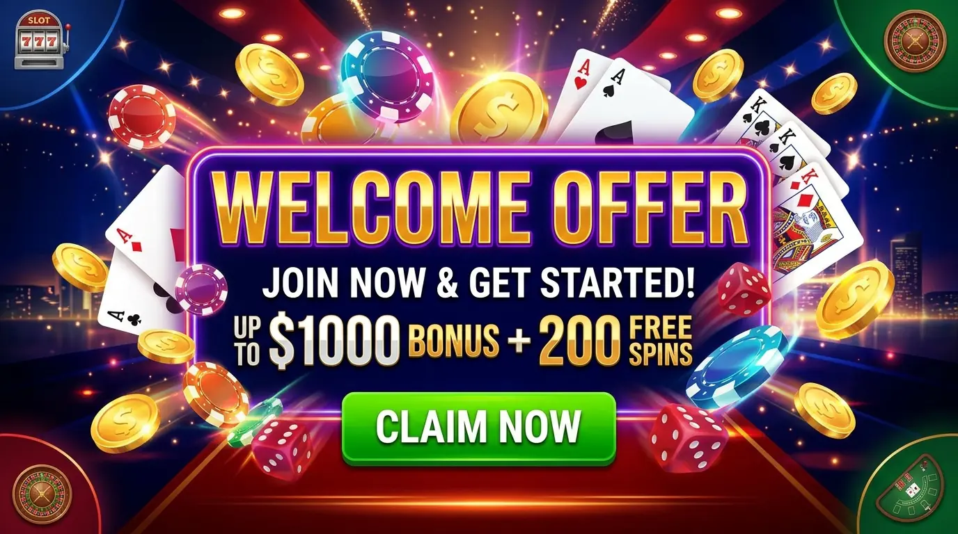 Mega new player bonus