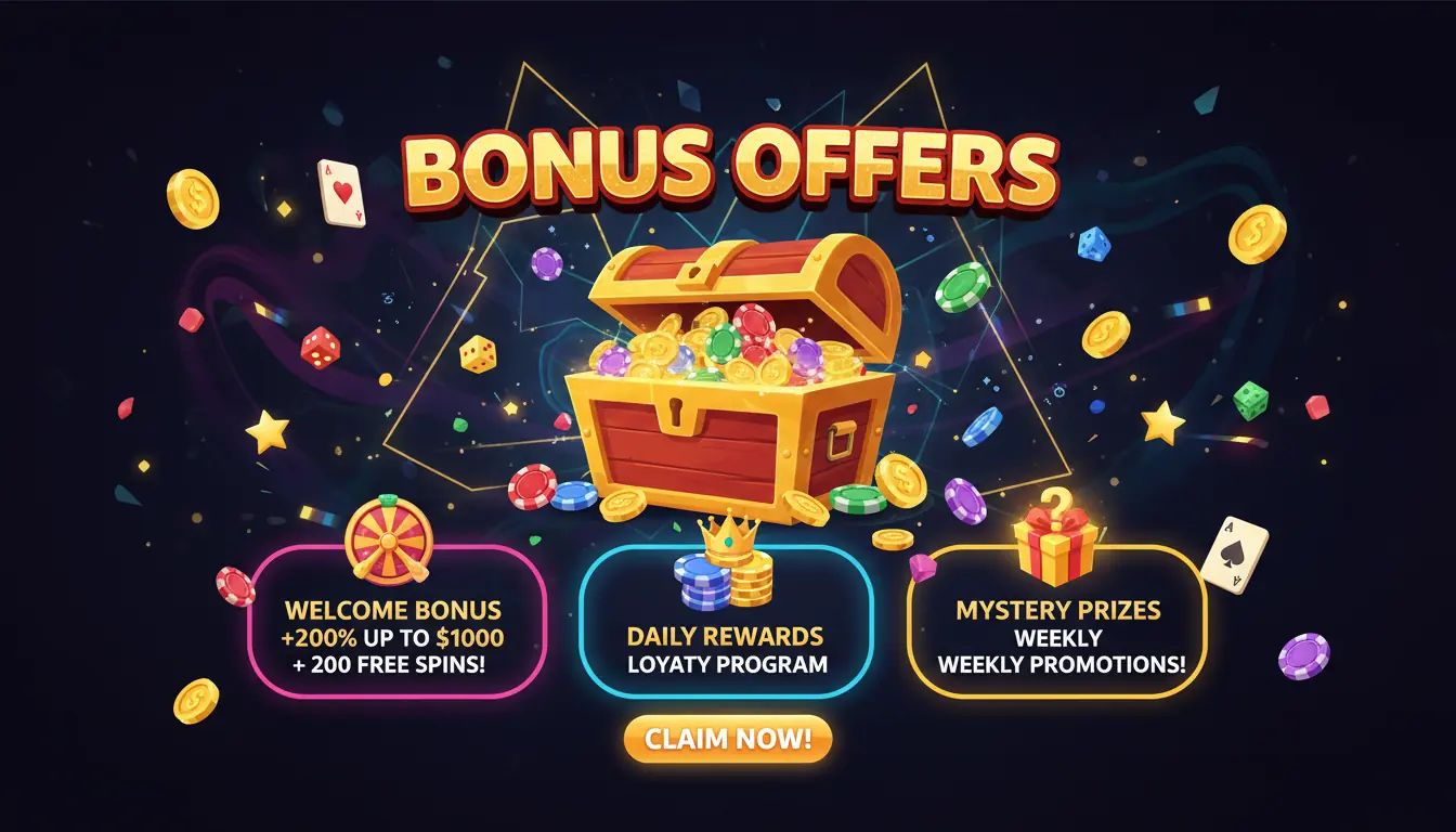 Mega casino bonus offers